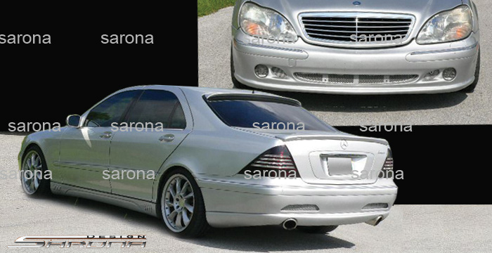 Custom 00-03 S Class Kit # 92-10  Sedan Body Kit (2003 - 2006) - $1590.00 (Manufacturer Sarona, Part #MB-014-KT)